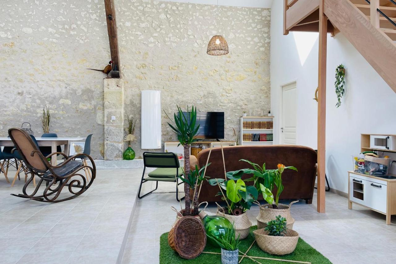 The barn of Lucé authenticity&softness 2 min walk from Clos Lucé Amboise Exterior foto