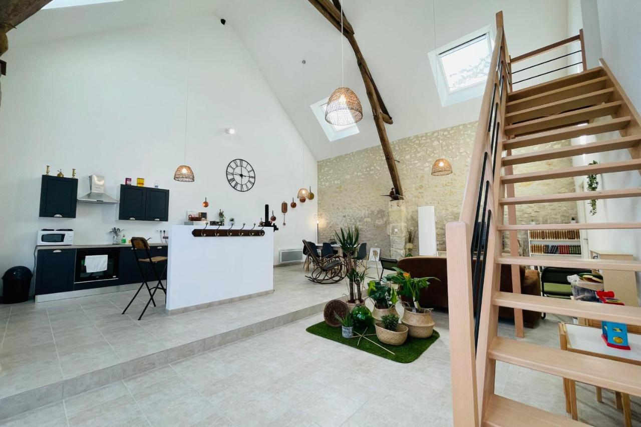 The barn of Lucé authenticity&softness 2 min walk from Clos Lucé Amboise Exterior foto